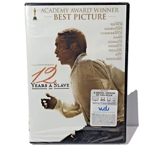 NEW 12 Years A Slave DVD Pitt Ejiofor Fassbender Nyong'O Academy Award Winner - Picture 1 of 3