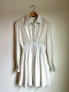 Nasty Gal White Shirt Dress - Picture 1 of 3