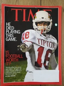 Time Magazine - September 29, 2014 - Football: He Died Playing This Game - Picture 1 of 2