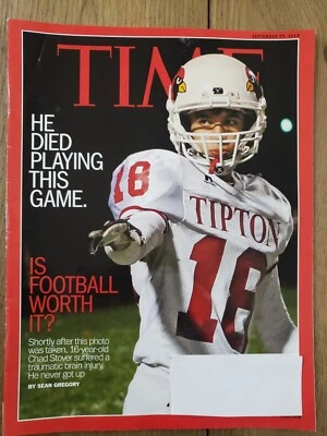 Time Magazine - September 29, 2014 - Football: He Died Playing This Game Foto 1 de 2