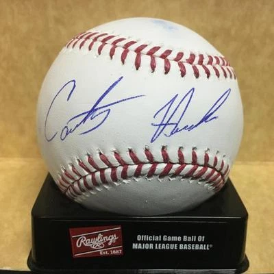 COURTNEY HAWKINS CHICAGO WHITE SOX M.L. BOLA DE BEISEBOL ASSINADA COM CERTIFICADO DE AUTENTICIDADE - Imagem 1 de 2