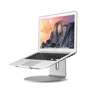 DL Ergonomic Aluminum Laptop Stand Riser 360 Rotate Base for All Laptop Macbook - Picture 1 of 11