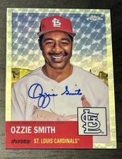 1/1 2022 Topps Chrome Platinum SUPERFRACTOR AUTO Ozzie Smith HOF One of One GOLD