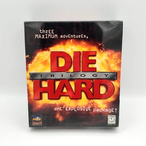 DIE HARD Trilogy PC Big Box Vintage Video Game Windows 95 NIB Brand New - Picture 1 of 8