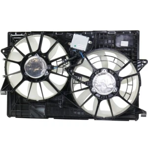 New Radiator Fan Assembly Dual Fan 2014-2018 Fits Jeep Cherokee 68164091AH - Picture 1 of 7