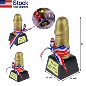 Novelty Penis Shape Willy Prize Trophy For Hen Stag Bachelor Party Funny Prop - Picture 1 of 8