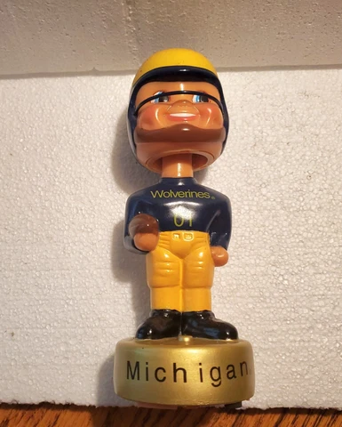 Very Rare  University Of Michigan Bobble Head Plays Fight Song Cover