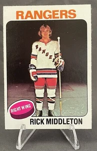 RICK MIDDLETON (RC)๐1975-76 Topps #37 NM/MT+๐ฏ BRUINS LEGEND Vintage Hockey - Picture 1 of 2