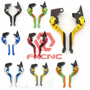 For Suzuki GSXR1000 750 600 2009-2019 3D Extend Folding Brake Clutch Levers CNC - Picture 1 of 12