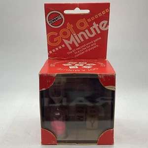 Vintage 1991 Kenbrite GOT A MINUTE GAME Cube Word Game Timer & Dice NOS - Picture 1 of 7