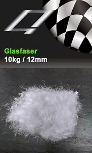 Glasfaser 10kg 12mm Estrichfaser Estrich Faser Beton Bewehrung Armierung Gips - Bild 1 von 2