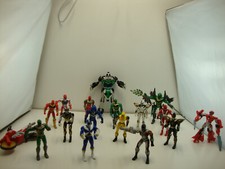 Lot of 16 Power Rangers And A Motorcycle From 1999 To 2007
