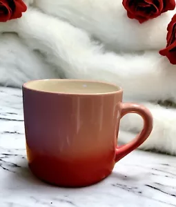 Valentines Coffee Mug Pink Red Ombre 16 Ounce Ceramic Tea New - Picture 1 of 1