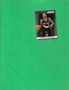 2013/14 Panini Prizm Damian Lillard Card #19