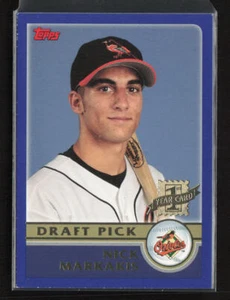 2003 Topps Factory Set Bonus: Draft Picks #8 Nick Markakis Baltimore Orioles - Picture 1 of 2