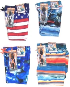  ZeroXposur Boy's UPF 50+ Swim Trunks With Goggles NWT  Size 4  5/6 or 8   - Picture 1 of 14