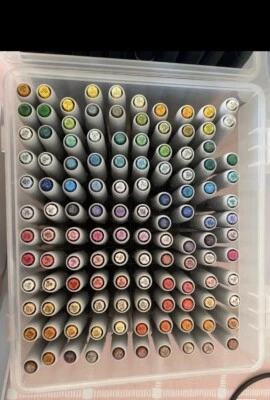 copic36E and marvy marker 144color - Image 1 of 3