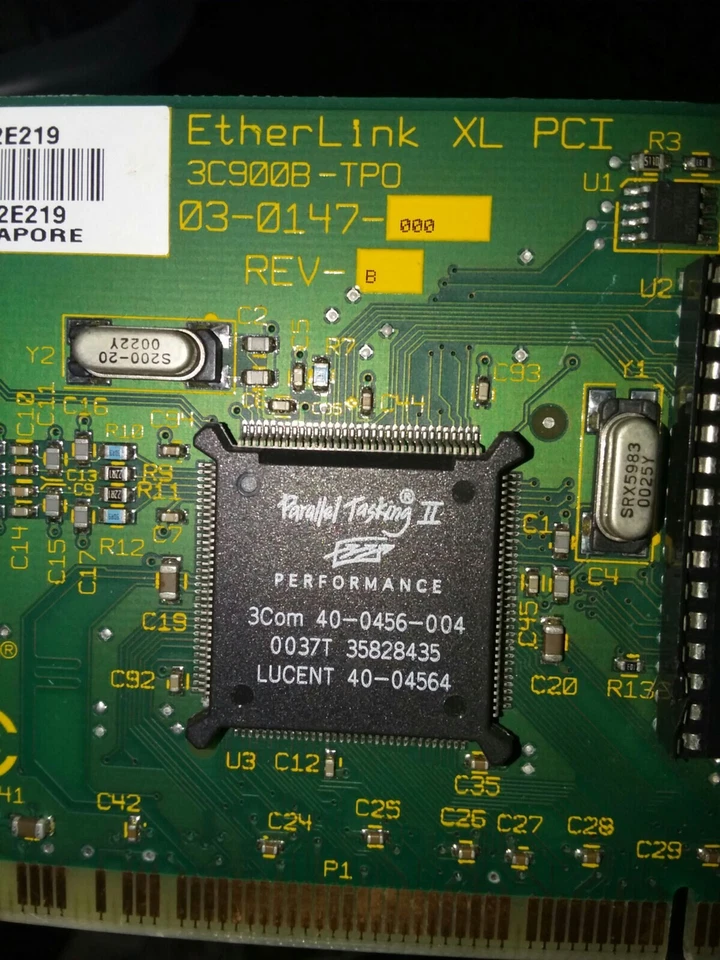 3Com Etherlink XL PCI 3C900B-TPO 03-0147-000 REV.B - Image 1 of 4
