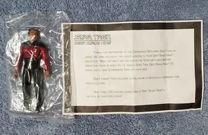 Seltene 1996 Star Trek Sisko Sega Nintendo Mail Away Figur Playmates Toys SNES - Bild 1 von 5