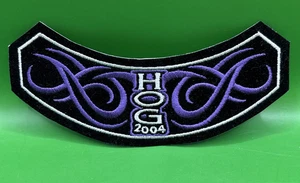 Harley Davidson 6" Long HOG Patch 2004 - neu, nie benutzt - Bild 1 von 4
