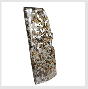 47,3g Seymchan Pallasit METEORIT Scheibe Feinmaterial - TA583 - Bild 1 von 5