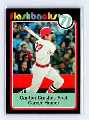 Carlton First Career Homer 2020 Topps Heritage Flashbacks '71 #BF-9 Red Sox - Image 1 of 2