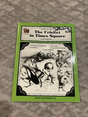 Literature Unit: The Cricket In Times Square - Teacher Created Materials TCM 419 - Image 1 of 3