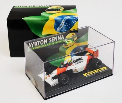 AYRTON SENNA 1:43 McLaren MP4/5 B 1990 Minichamps Edition 43 n3 World Champion - Immagine 1 di 4