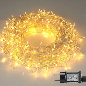 5-10M LED Lichterkette Beleuchtung Warmweiß Eisregen Weihnachten Deko 8 Modi 6W - Bild 1 von 14