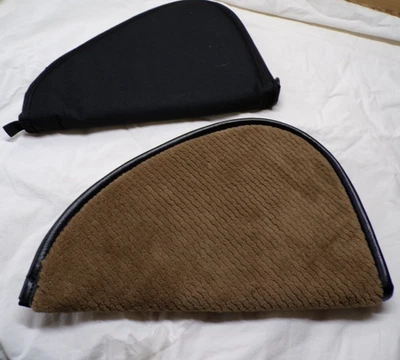 2 Handgun Pistol Soft Cases 1 Brown and 1 Black Blackhawk - Image 1 of 4
