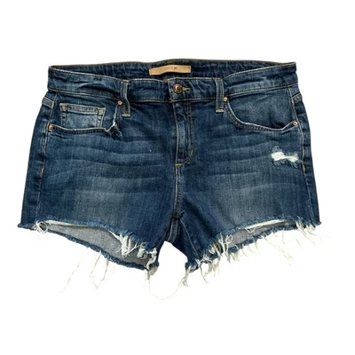 Women’s Joe’s Jeans Cut Off Shorts Distressed Blue Denim Size 29 - Image 1 of 4