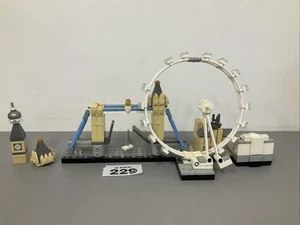 LEGO Architecture London 21034 Set Costruzioni 90% Completo Senza Scatola Inclusa - Foto 1 di 6