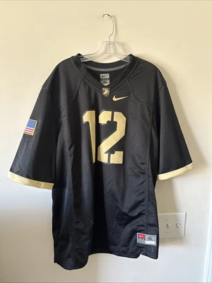 Men’s Nike Army Black Knights #12 Untouchable Football Jersey Sz XL - Black - Image 1 of 4