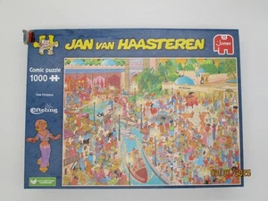 JAN VAN HAASTEREN THE SAILING REGATTA/CHEESE MARKET JIGSAW PUZZLE 2x1000 PIECES OF JUMBO - Picture 1 of 1