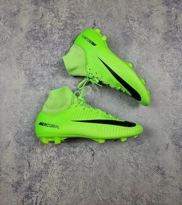 Botas de fútbol vintage Nike Mercurial Victory FG verde fútbol para hombre talla US 7 Foto 1 de 4