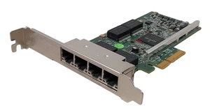 Dell Broadcom 5719 Quad Port 1GB Ethernet PCI-E x4 Network Adapter Card KH08P - Picture 1 of 3