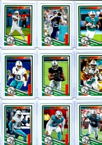 2025 Score Football Miami Dolphins Team Set 13 Base Cards + 3 Insert Cards + - Picture 1 of 2