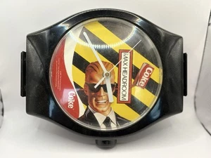 Reloj de Pared Coca-Cola COKE Max Headroom 1987 Funcionamiento - Imagen 1 de 3