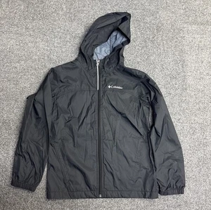 Columbia Youth Windbreaker Rain Jacket, Black, Medium (10/12) - Picture 1 of 9