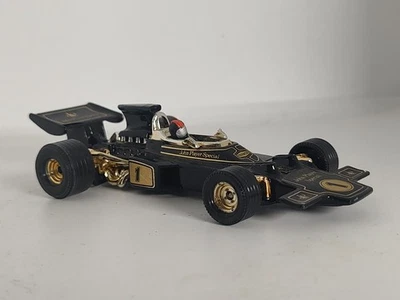 Corgi John Player Special F1 Diecast Model Car #1 Black & Gold Finish 1/18 Scale - Image 1 of 4
