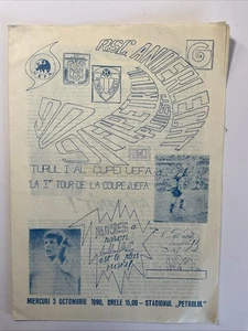 Petrolul Ploiesti v RSC Anderlecht; Copa UEFA 1ª Ronda, 3 de octubre de 1990 - Imagen 1 de 5