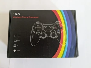 A-9 Wireless Gamepad Controller for Android Phone Tablet PC Gaming - Uk Stock - Picture 1 of 2