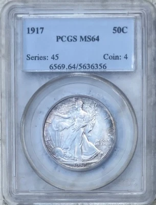 1917 Walking Liberty Half Dollar - Image 1 of 2
