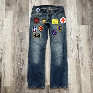 Jeans Lee Bootcut Knox 32x30 toppe invecchiate  - Foto 1 di 12