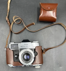 Kodak RETINA III c 35mm Camera w/Case Schneider-Kreuznach 50mm Lens Untested - Picture 1 of 21
