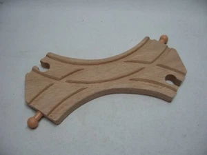 Double Curved Turnout/Points Wooden Train Track ( Thomas ) ~ NEW / SEALED - Picture 1 of 3