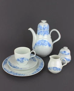 Heinrich Kaffeeservice für 2 Personen blaue Blüten - Picture 1 of 1