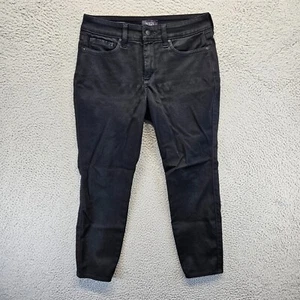 NYDJ Jeans Damen Größe 8P Schwarz Ami Skinny Ankle LiftxTuck Technologie - Bild 1 von 12