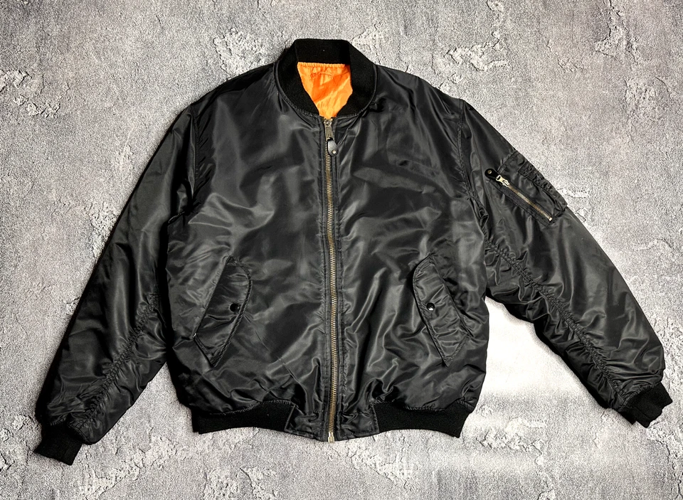 vintage military bomber MA-1 men's 2XL - Image 1 of 4