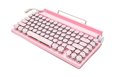 Taiahiro ML-981 Mechanical Keyboard–Hotswappable Bluetooth+Wired Compact PINK - Image 1 of 4